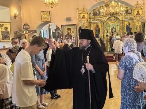 Архиепископ Роман совершил Литургию в день памяти пророка Илии в кафедральном соборе