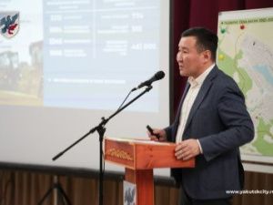 В селе Маган состоялся отчет по итогам работы Окружной администрации города Якутска