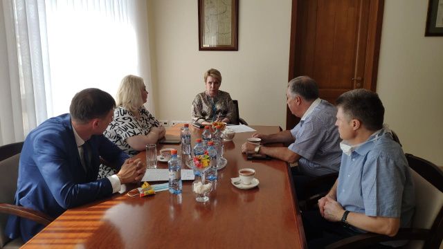 Ольга Балабкина встретилась с заместителем директора НМИЦ хирургии им А.В. Вишневского Андреем Алексеевым