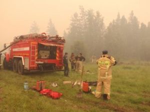 Сложная лесопожарная обстановка сохраняется в 13-ти районах Якутии