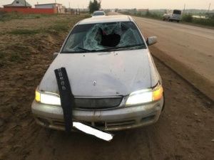В Якутске совершен наезд на двух пьяных пешеходов