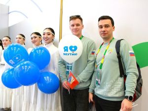 Стенд Якутии встретил гостей на Всемирном фестивале молодежи