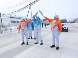 Жители Сунтарского района Якутии встретили огонь игр «Дети Азии»
