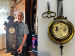 Фотофакт: старинные часы семьи Героя Лонгинова переданы в музей на его малой родине