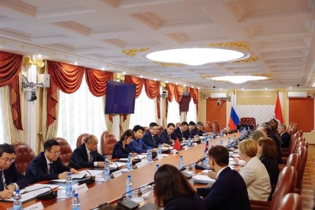 Строительство совмещенного моста через Амур обсудили губернатор Амурской области и губернатор китайской провинции Хэйлунцзян