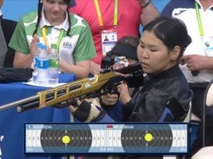Якутянка завоевала золото по пулевой стрельбе на играх «Дети Азии»