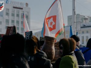 В Якутске состоялось шествие в национальных костюмах