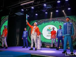 Факел эстафеты огня VIII международных игр «Дети Азии» презентовали в Якутске