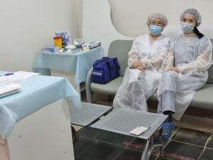 РКБ №3 развернула дополнительный пункт вакцинации в Автовокзале