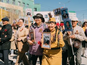 В Якутске прошла акция «Бессмертный полк»