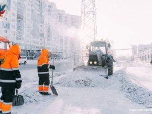 108 тысяч кубометров снега вывезли с улиц Якутска с начала года