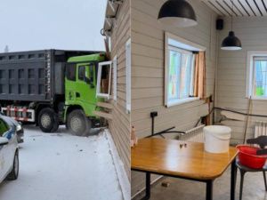 Инцидент в Магарасе: Грузовик врезался в кафе, посетители испытали настоящий шок