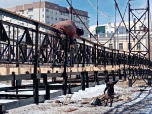 Ремонт двух мостов через Теплое озеро в Якутске завершится к 22 апреля