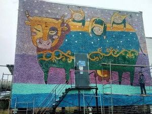 В Якутске появился еще один арт-объект — «Счастливая семья»