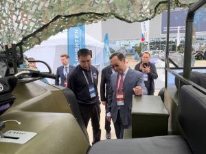 Глава Якутии принимает участие в работе Международного военно-технического форума «Армия-2024»