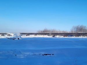 Мостостроители приступили к ремонту моста через реку Куйдусун в Оймяконском районе