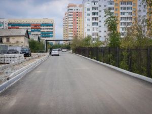 Масштабный ремонт дорог ведется в Гагаринском округе Якутска