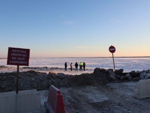 Первую ледовую переправу через реку Лену планируют открыть к концу ноября