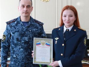 В УФСИН поздравили сотрудников социальной службы с 25-летием со Дня образования