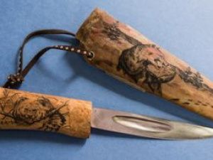 Полицейскими установлен подозреваемый в краже якутского ножа стоимостью 65 тысяч рублей (видео)