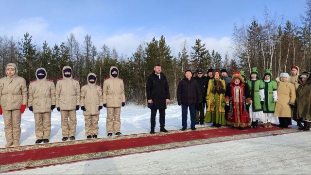 Знамя Победы доставлено в Мирнинский район