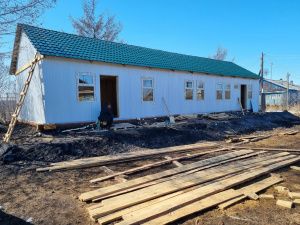 В селе Нелемное строится врачебная амбулатория