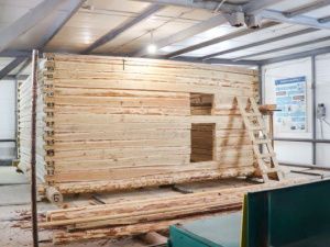 В исправительной колонии № 6 круглогодично производятся деревянные срубы