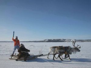 Огонь VIII игр «Дети Азии» прибыл в Анабарский район Якутии