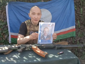 Военнослужащие из Якутии в зоне спецоперации присоединились к акции «Бессмертный полк» 