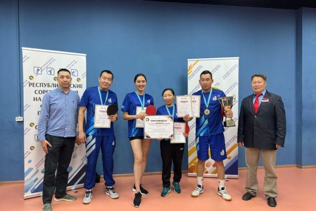 Кубок труда — 2024: работники «Сахатранснефтегаза» стали лучшими по настольному теннису