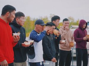 Команда Монголии по вольной борьбе прибыла в Чурапчу на матчевую встречу