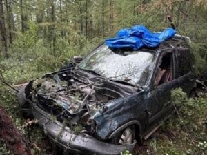 В Нерюнгринском районе в ДТП погиб водитель, трое пассажиров госпитализированы