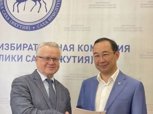 Айсен Николаев в ЦИКе