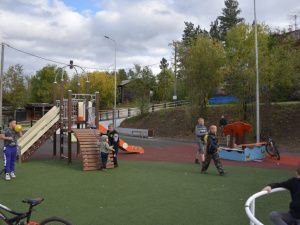 В Алдане благоустроили дворы двух многоквартирных домов