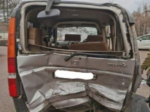 Автомобили столкнулись в Нерюнгри, пострадала женщина