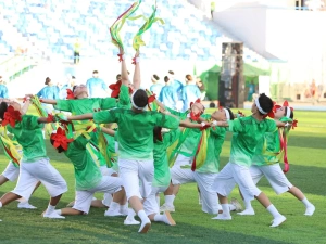 В Якутии состоялась генеральная репетиция Церемонии открытия VIII Международных спортивных игр «Дети Азии»