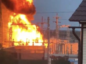 Энергетический коллапс: Пожар парализовал целые села