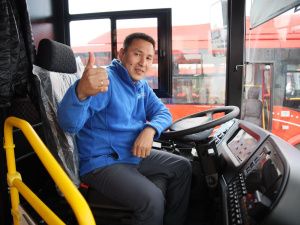 100 новых автобусов прибыли в Якутск к 100-летию республики