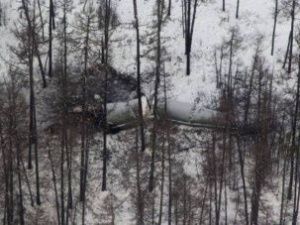 На месте падения фрагмента ракеты-носителя отобрали пробу почвы