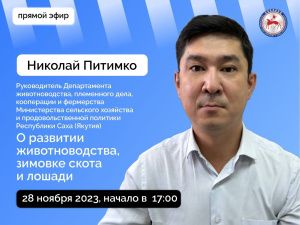 Николай Питимко ответит на вопросы в прямом эфире соцсетей
