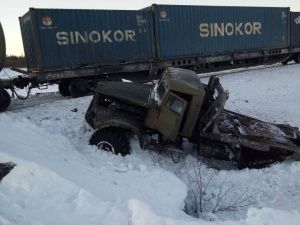 О дорожно-транспортном происшествии на перегоне Болотная - Амга