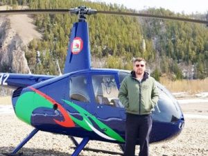 Пилот вертолета «Robinson»  эвакуирован с места аварии