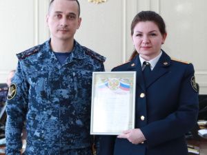 В УФСИН поздравили сотрудников социальной службы с 25-летием со Дня образования