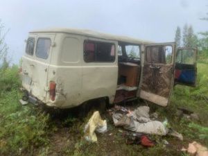 В Нерюнгринском районе при опрокидывании "УАЗа" пострадала девушка