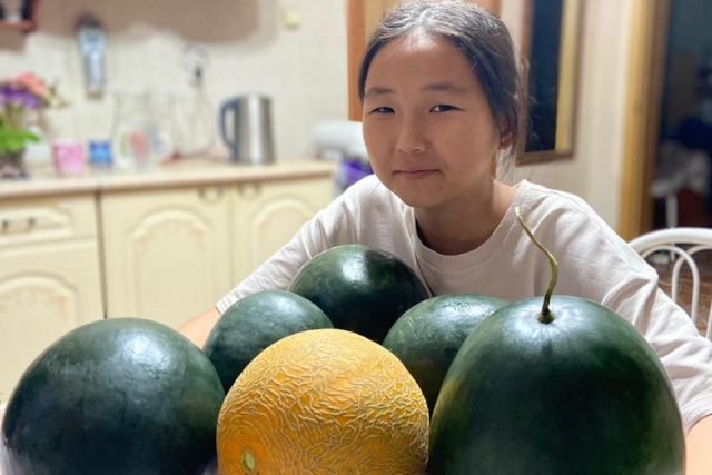 Жительница Эвено-Бытантайского района выращивает дыни, арбузы и клубнику