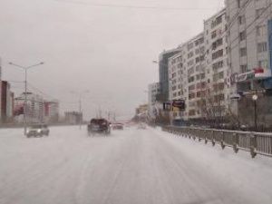 В Якутске выпал снег