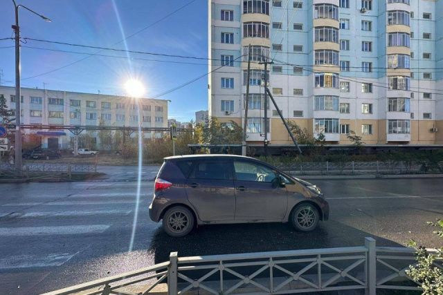 В Якутске пожилой пешеход получил сотрясение мозга в ДТП