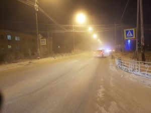 В Якутске на нерегулируемом пешеходном переходе сбили несовершеннолетнюю