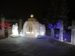 Фото: Рождество на территории Преображенского собора