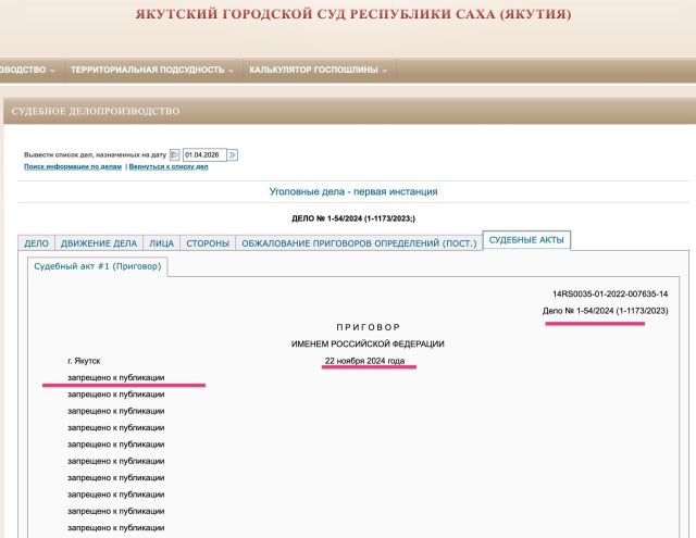 Дело Янского речпароходства: засекреченный обвинительно-оправдательный приговор